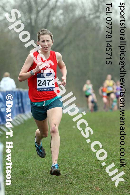 Womens under-20s Inter Counties Cross Country, Prestwold Hall, Loughborough. Photo: David T. Hewitson/Sports for All Pics